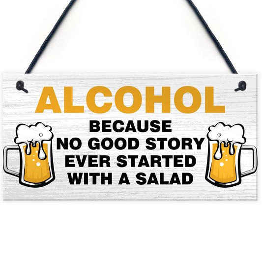 Funny Joke BAR SIGN Shed Sign Home Bar Sign Hanging Wall Plaque