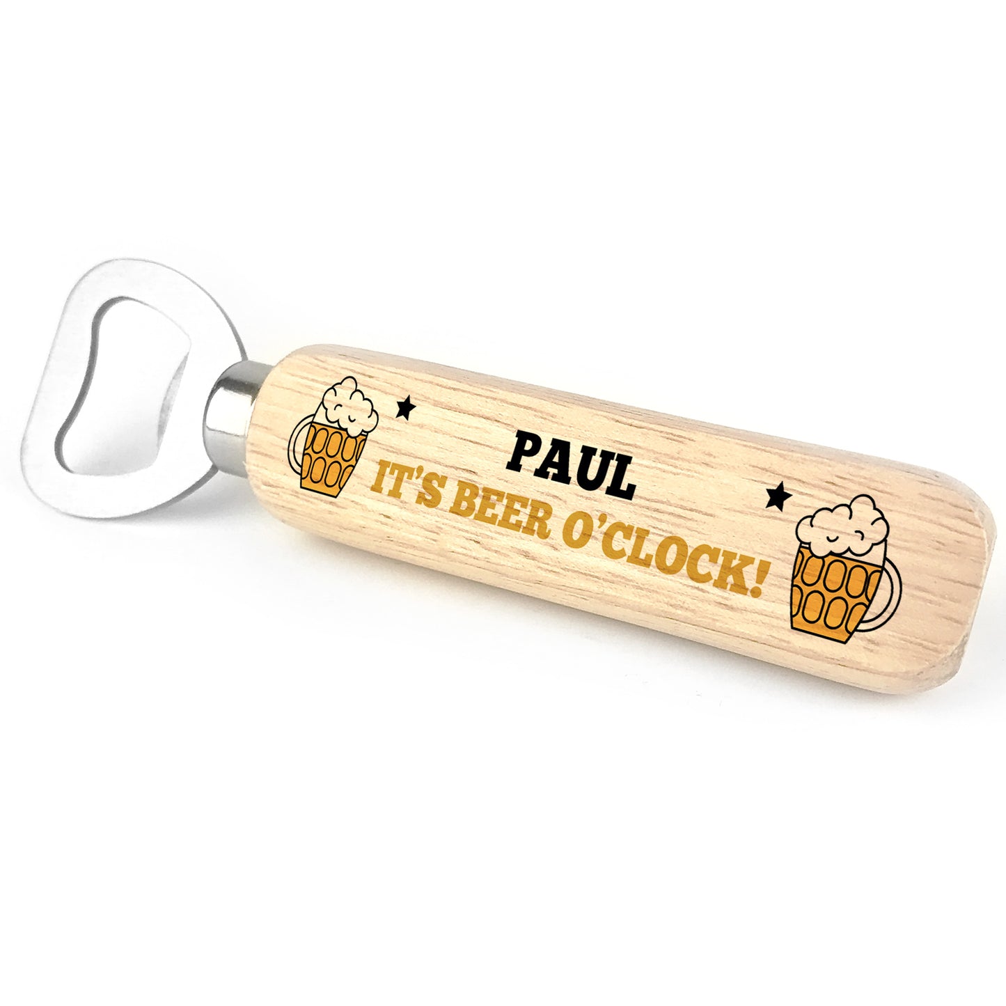 Personalised Gift For Men Bottle Opener Funny Dad Brother Son