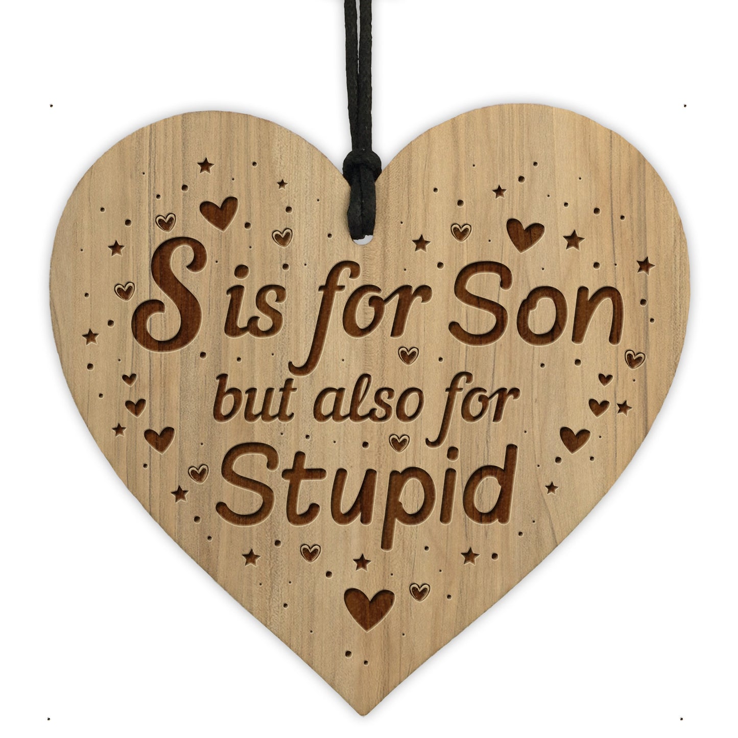 Funny Gift For Son Engraved Heart Son Birthday Gift 16th 18th