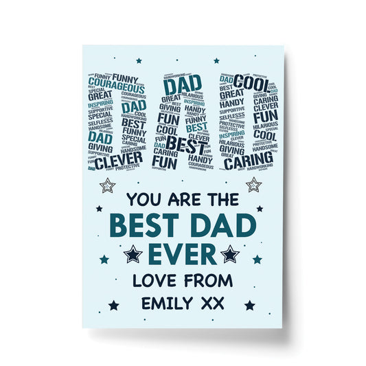 PERSONALISED Daddy Dad Fathers Day Gifts from Daughter Son