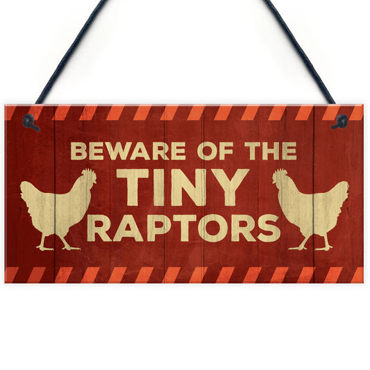 Funny Chicken Sign Beware Sign For Chicken Coop Hen House