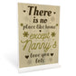 Nanny Gift For Christmas Birthday Standing Plaque Home Sign