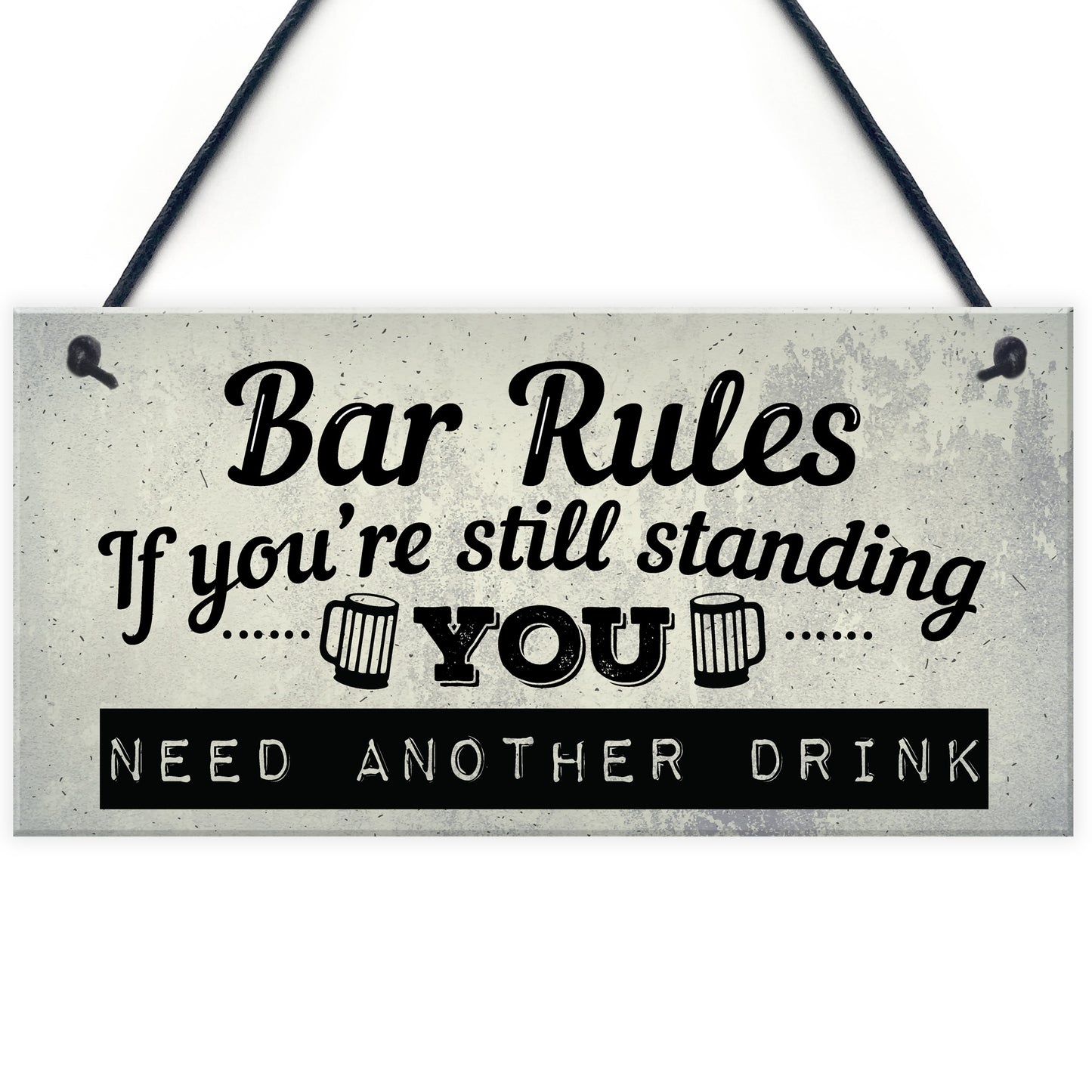 Still Standing Plaque Alcohol Beer Pub Bar Garden Man Cave Wall