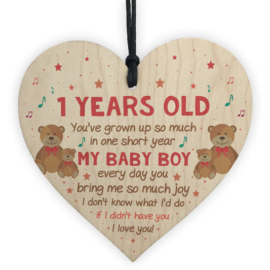 1st Birthday Gift For Son 1st Birthday Decoration 1st Card