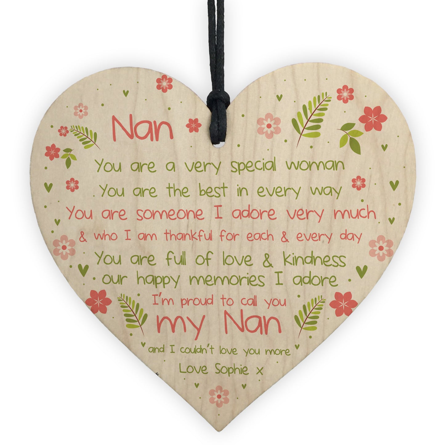 Nan Gift From Grandchildren Personalised Birthday Christmas Gift