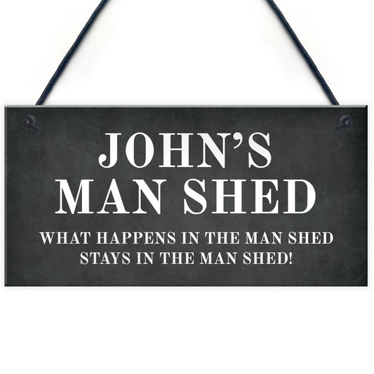 Personalised MAN SHED Sign Man Cave Shed Sign Gift For Men