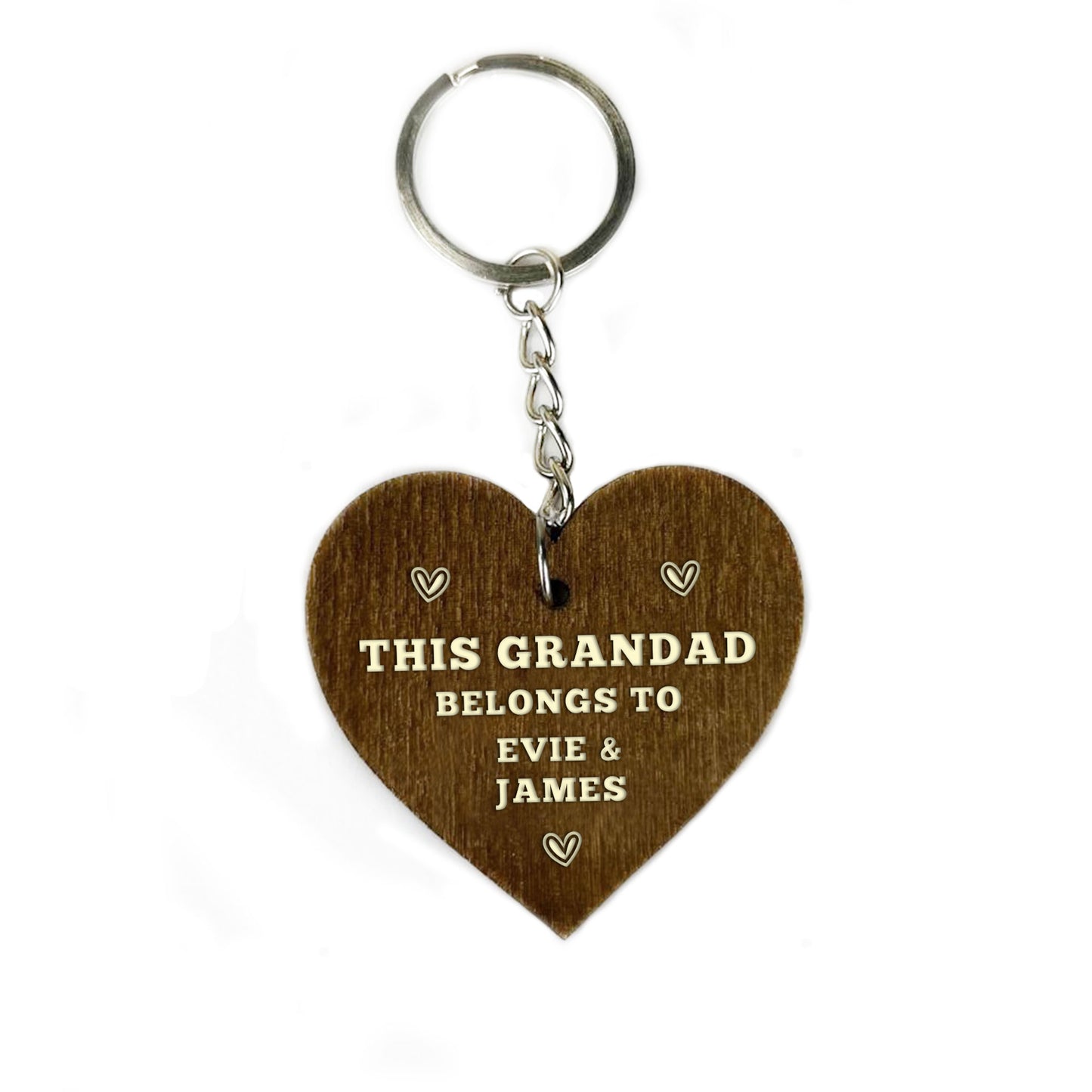 Personalised Fathers Day Gift Birthday Gift For Him Keyring