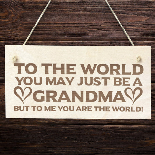 Gifts For Grandma Birthday Christmas Wood Sign Engraved Gifts