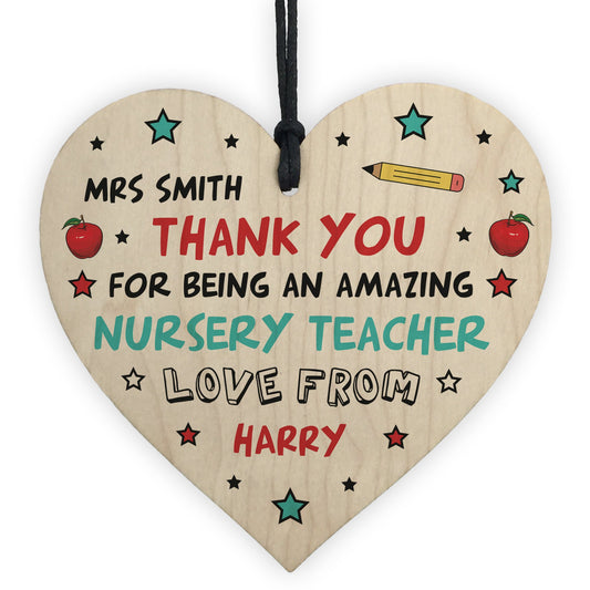 Nursery Teacher Thank You Gifts For Her PERSONALISED Leaving