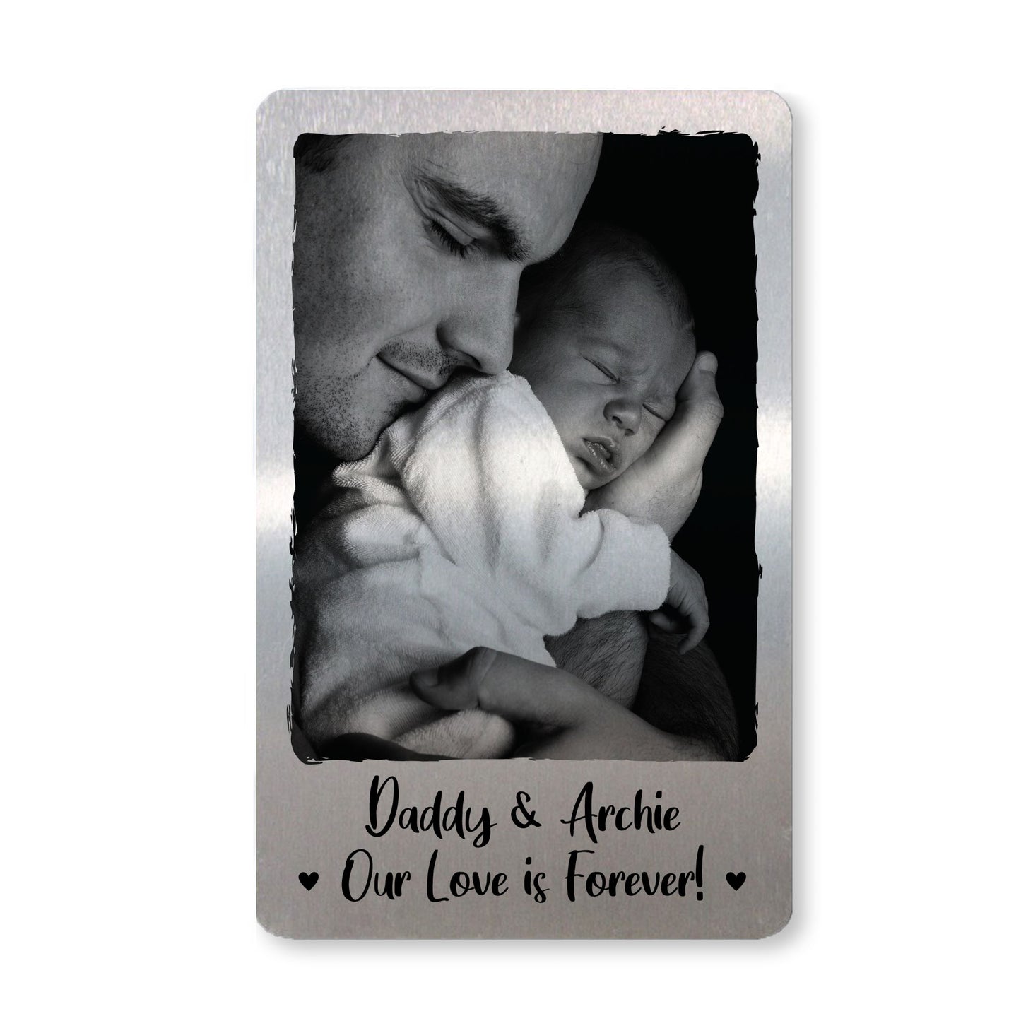 New Dad Gift Personalised Wallet Insert Fathers Day Gift