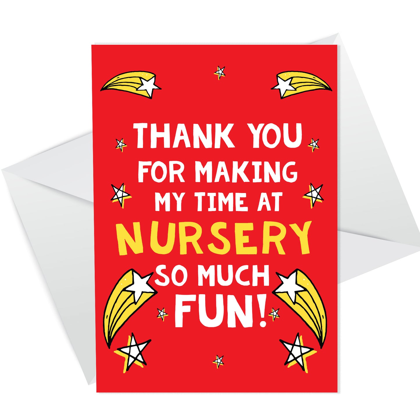 Thank You Teacher Card Nursery Teacher Greetings Card