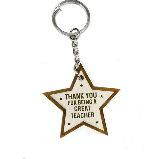 Teacher Keyring Thank You Gift From Student Leaving Gift