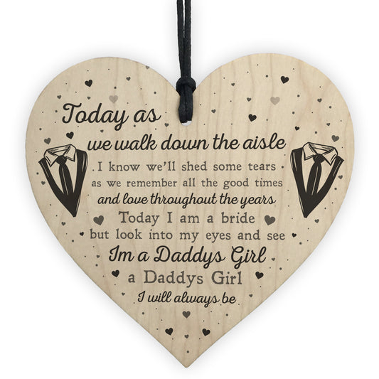 Daddys Girl Wedding Day Gift For Father From Daughter