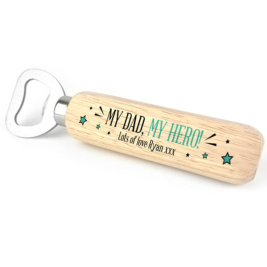 Personalised Bottle Opener Fathers Day Gift For Dad Birthday