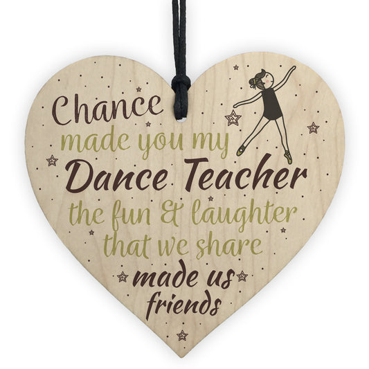 Chance Made Us Friends Dance Teacher Friendship Thank You Gift