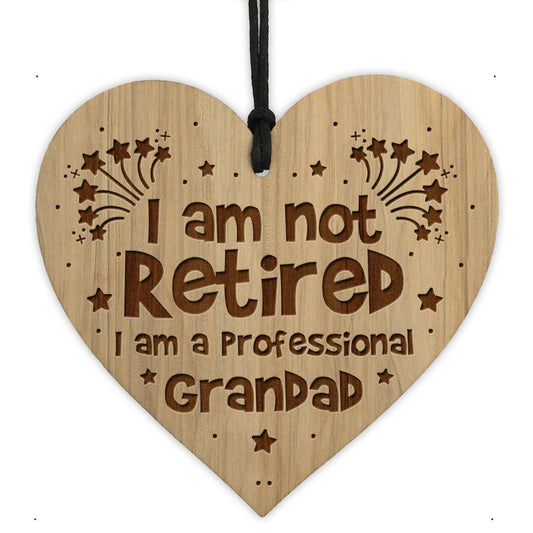 Im Not Retired Professional Grandad Funny Grandad Gift Birthday