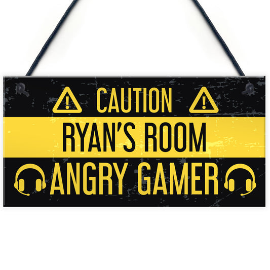 Personalised Gaming Room Sign For Bedroom Man Cave Gift