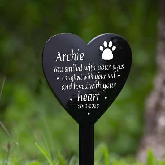 Personalised Pet Memorial Stake Grave Marker Plaque Dog Memorial