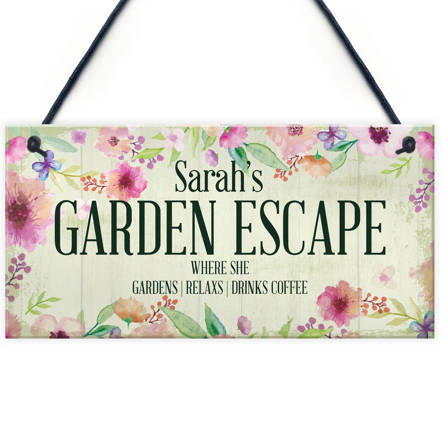Garden Signs And Plaques For Outdoors Funny Personalised