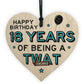 Funny 18th Birthday Heart Rude Birthday Gift For Son Brother