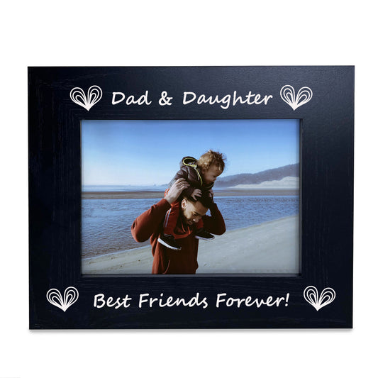 Dad And Daughter Photo Frame Wooden Fathers Day Gifts