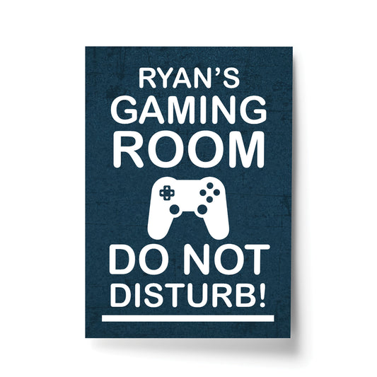 Personalised Gaming Room Print Gaming Poster Boys Bedroom