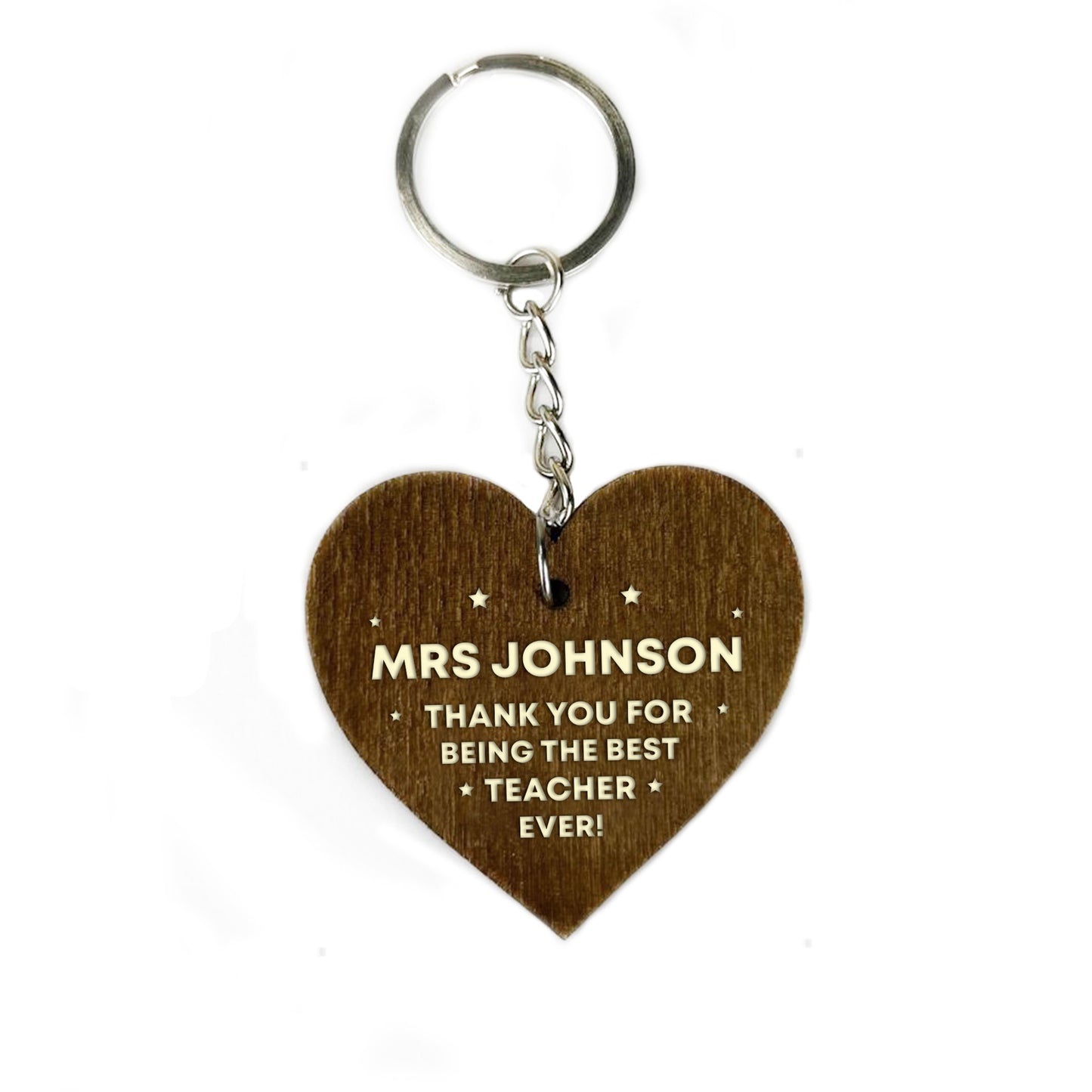 Special Thank You Teacher Gift Heart Keyring Teacher Gifts