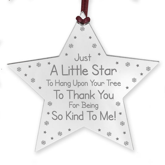 Christmas Gift For Teacher Assistant Thank You Engraved Star