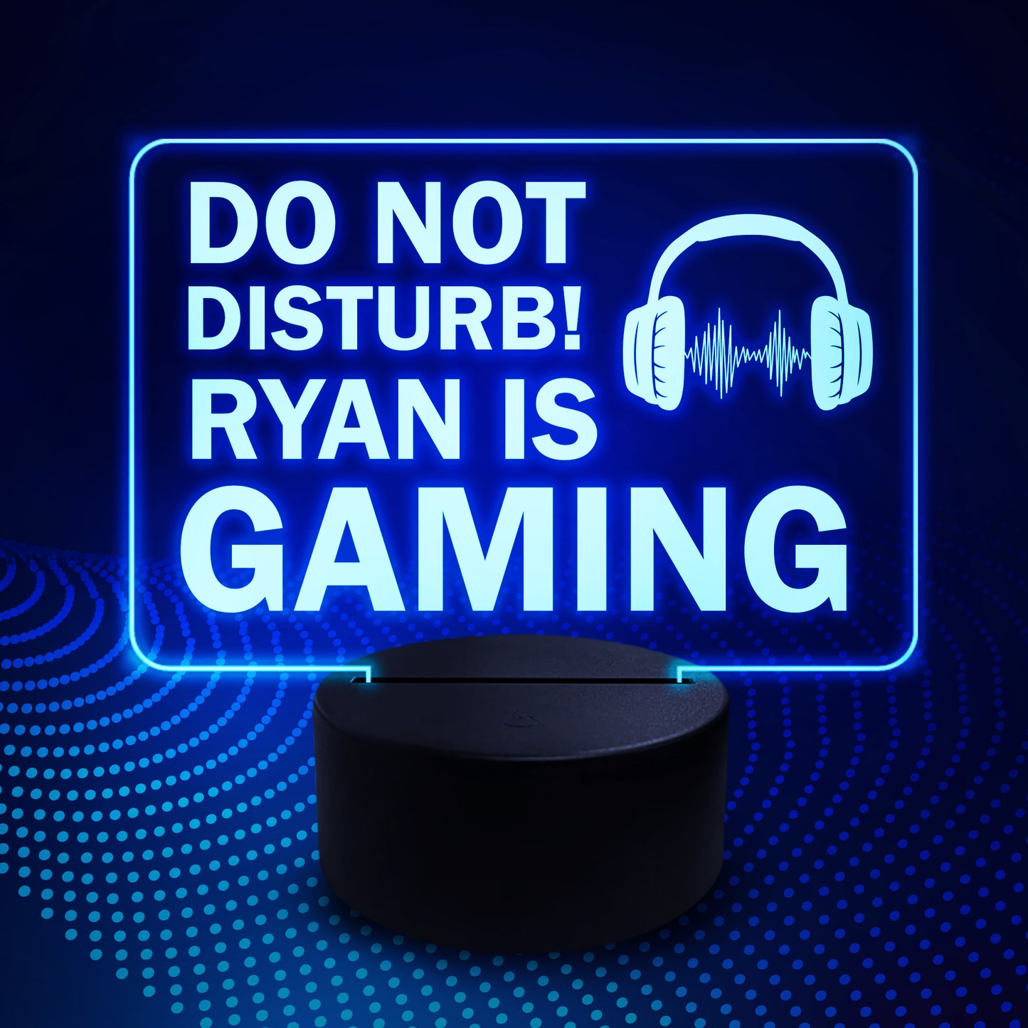 PERSONALISED Gaming Do Not Disturb Neon Sign For Boys Bedroom