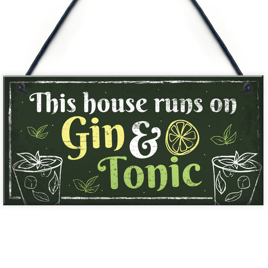 Gin Signs For Garden Shed SummerHouse Sign Funny Alcohol Gift