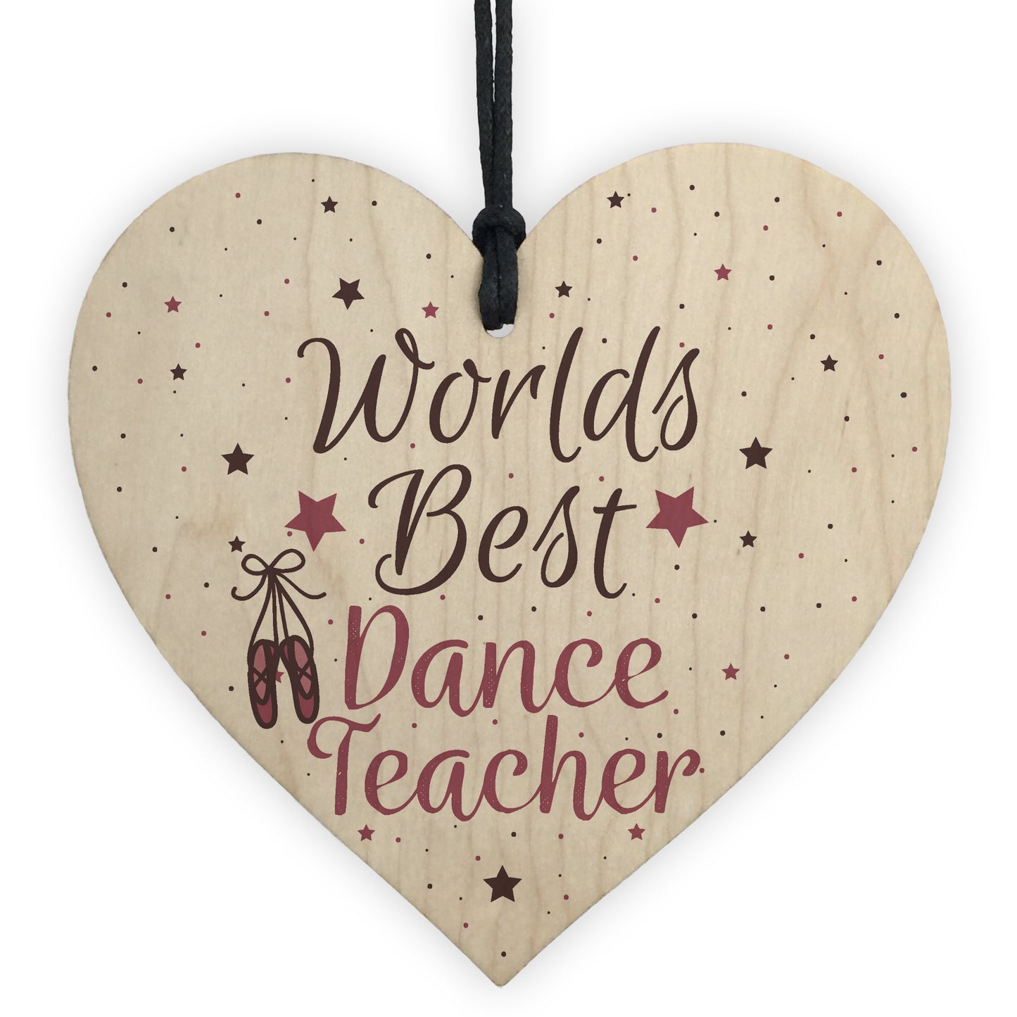 Dance Teacher Ballet Best Coach Heart Thank You Leaving Present