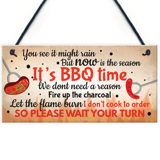 BBQ Novelty Garden Sign SummerHouse Bar Man Cave Shed Plaque