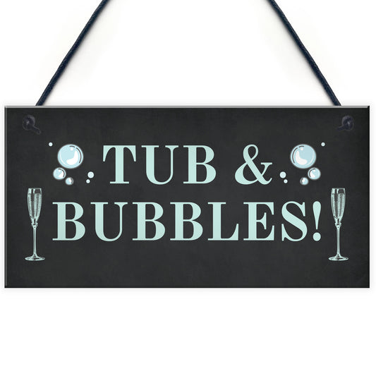 Novelty Hanging Hot Tub Lazy Spa Signs Home Decor Garden Signs