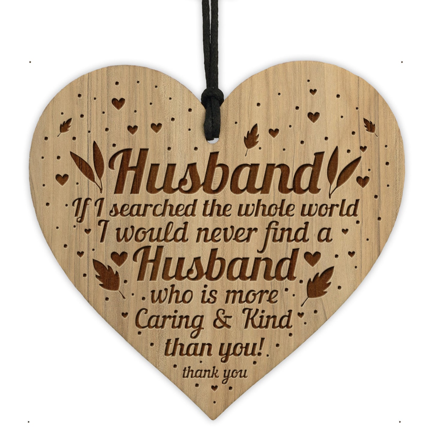 Husband Gifts Husband Birthday Gift Card Engraved Heart