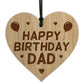 Birthday Gift For Dad Engraved Heart 30th 40th 50th Birthday