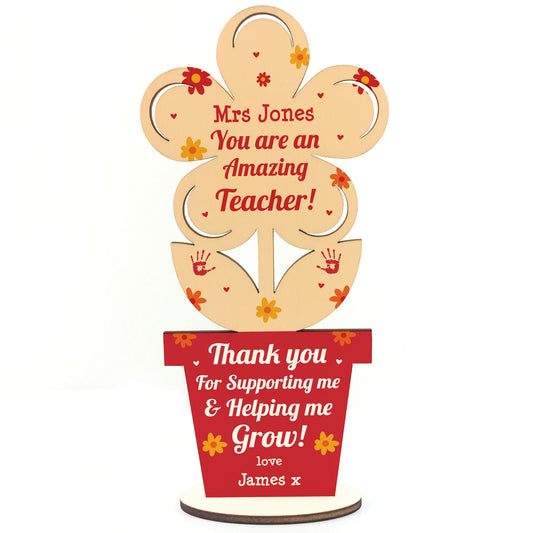 Personalised Teacher Gifts Thank You School Nursery Pre School