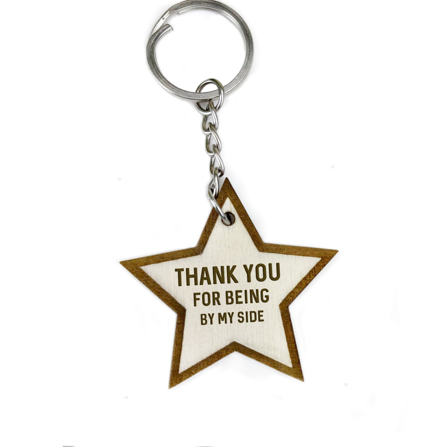 Gift For Teacher Teaching Assistant Wood Keyring Thank You Gift