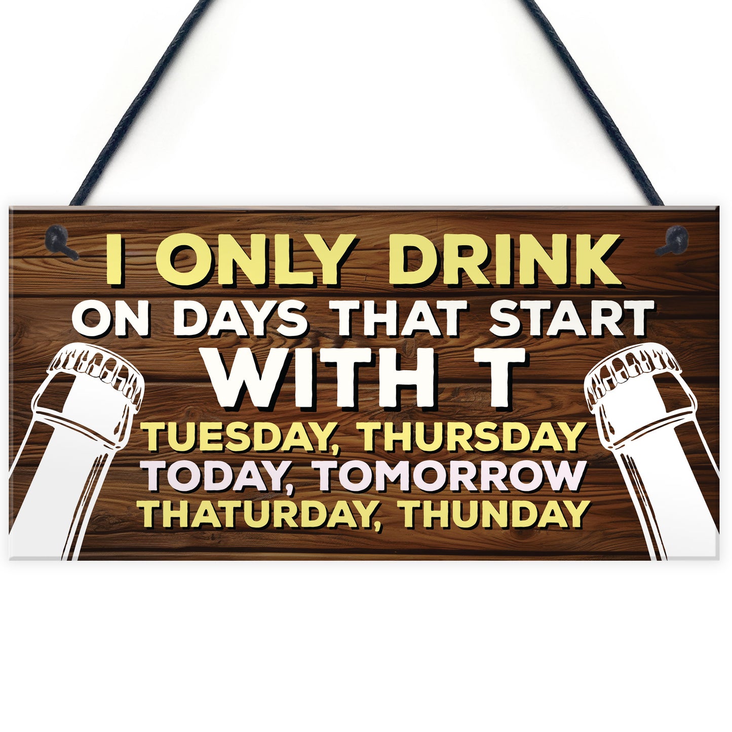 Funny Joke Bar Signs And Plaques Hanging Sign For Home Bar Shed