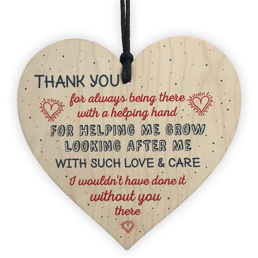 Thank You Teacher Leaving Gifts For Her Nursery Heart Plaques