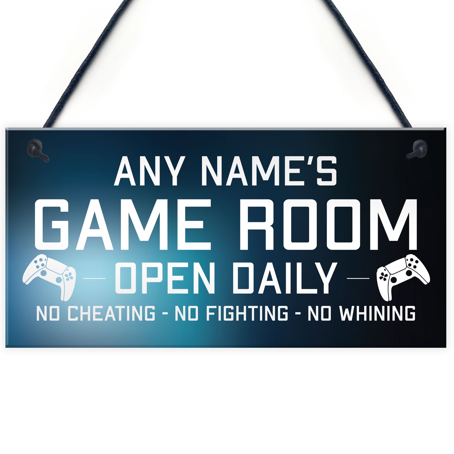 Funny Game Room Sign Personalised Man Cave Games Room Sign