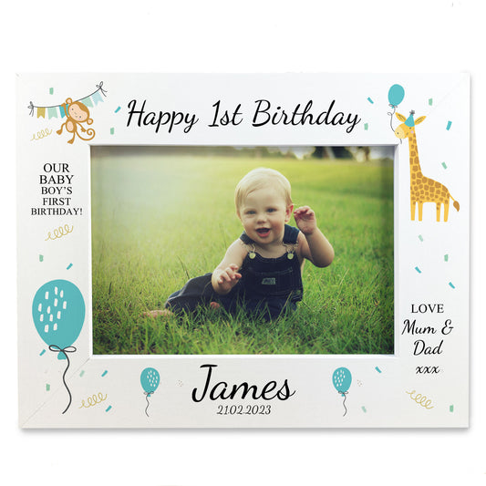 Personalised My First Birthday Photo Frame 1st Birthday Gift Son