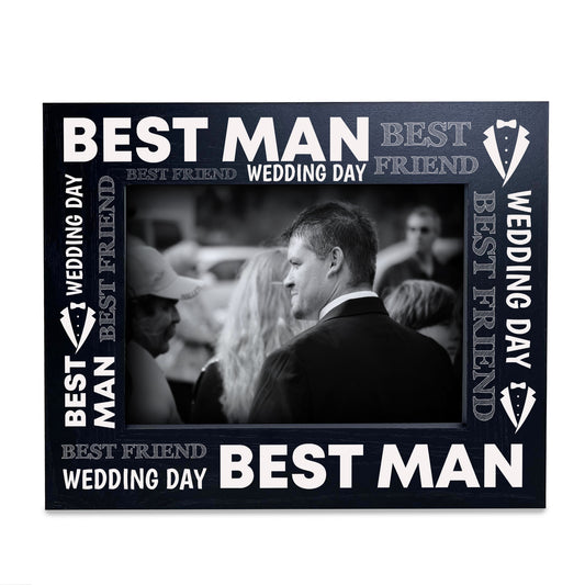 Best Man Photo Frame Thank You Keepsake Gift Wedding Day Gift