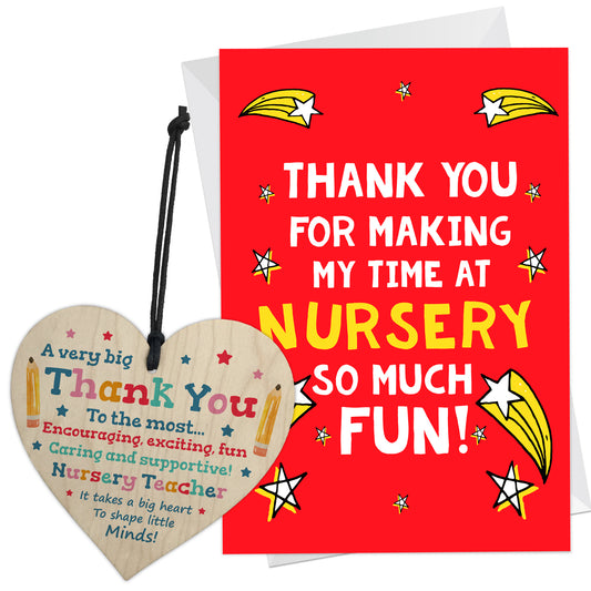 Nursery Teacher Card To Say Thank You Leaving Nursery Gifts