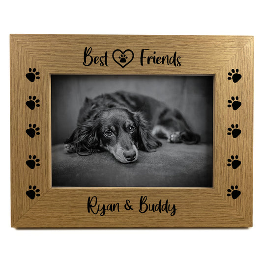 Gift For Family PERSONALISED Photo Frame For PET Dog Cat