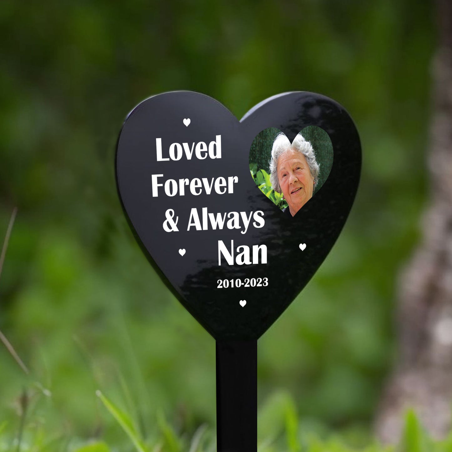 Personalised Grave Marker Ornament Custom Memorial Plaque