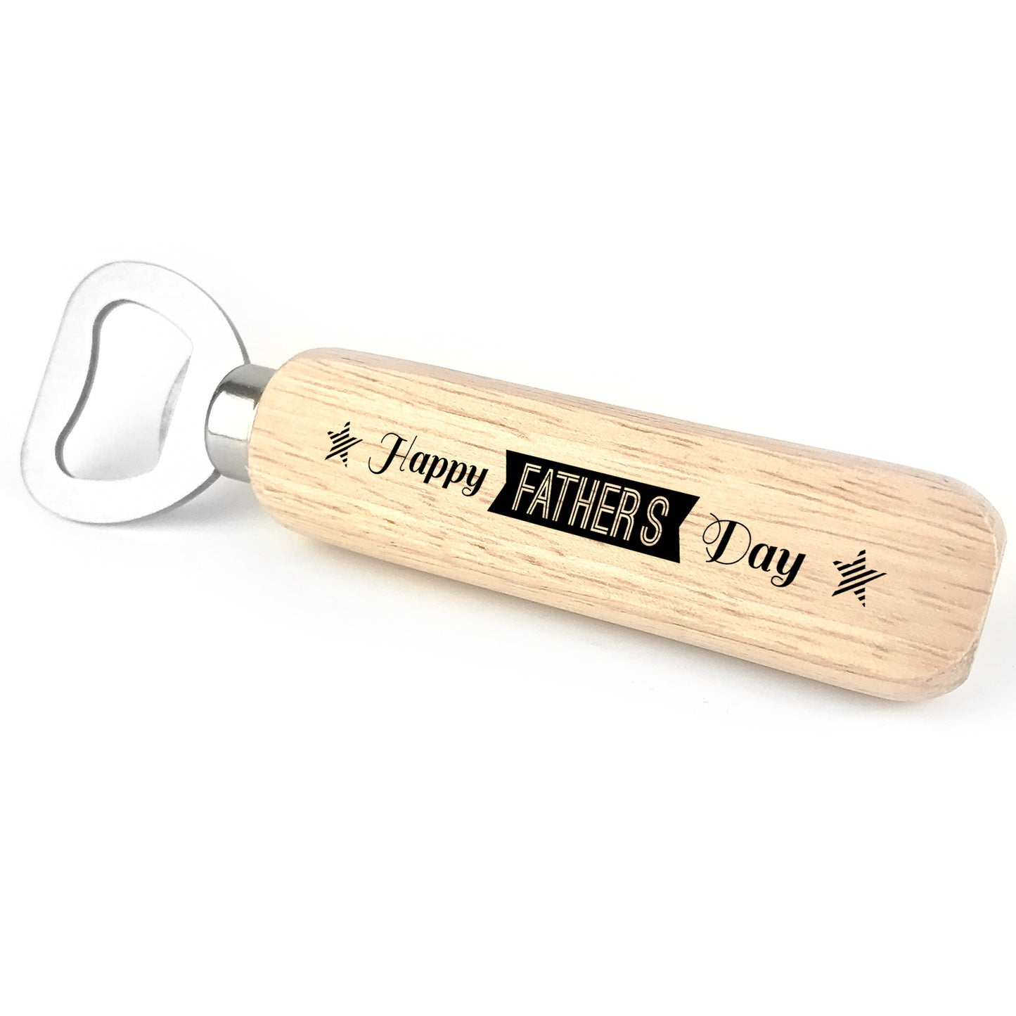 Happy Fathers Day Gift For Dad Wooden Bottle Opener Gift For Him