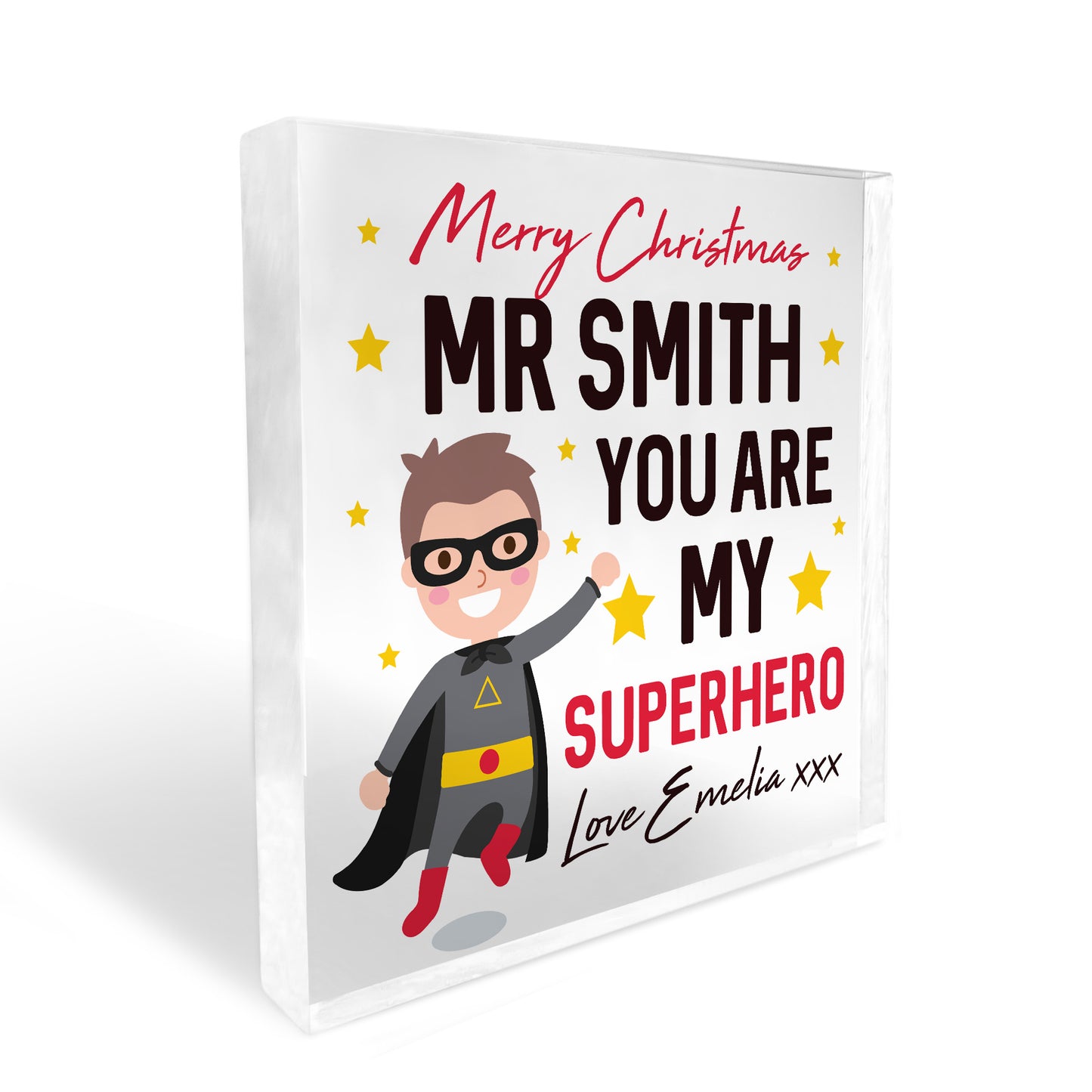 PERSONALISED Teacher Gifts For Men Superhero Gifts Teacher Gifts