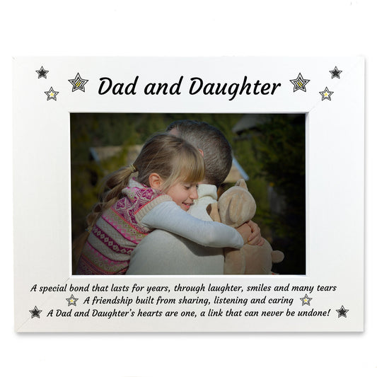 Dad Gifts From Daughter Wooden Photo Frame Fathers Day Gift Dad