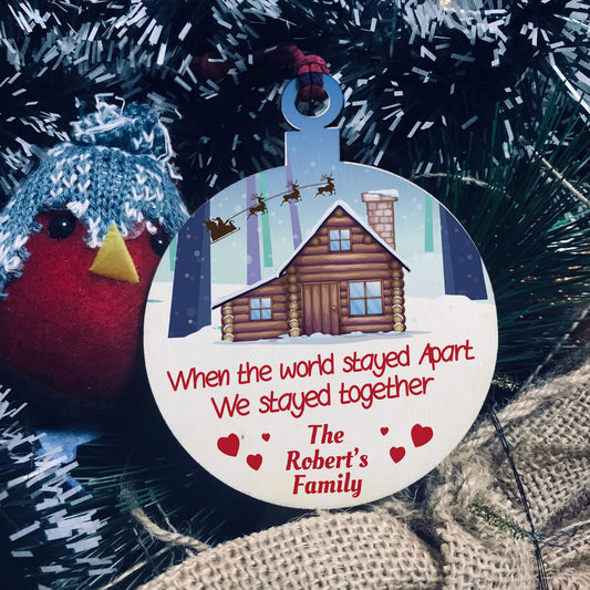 Personalised Hanging Bauble For tree decoration