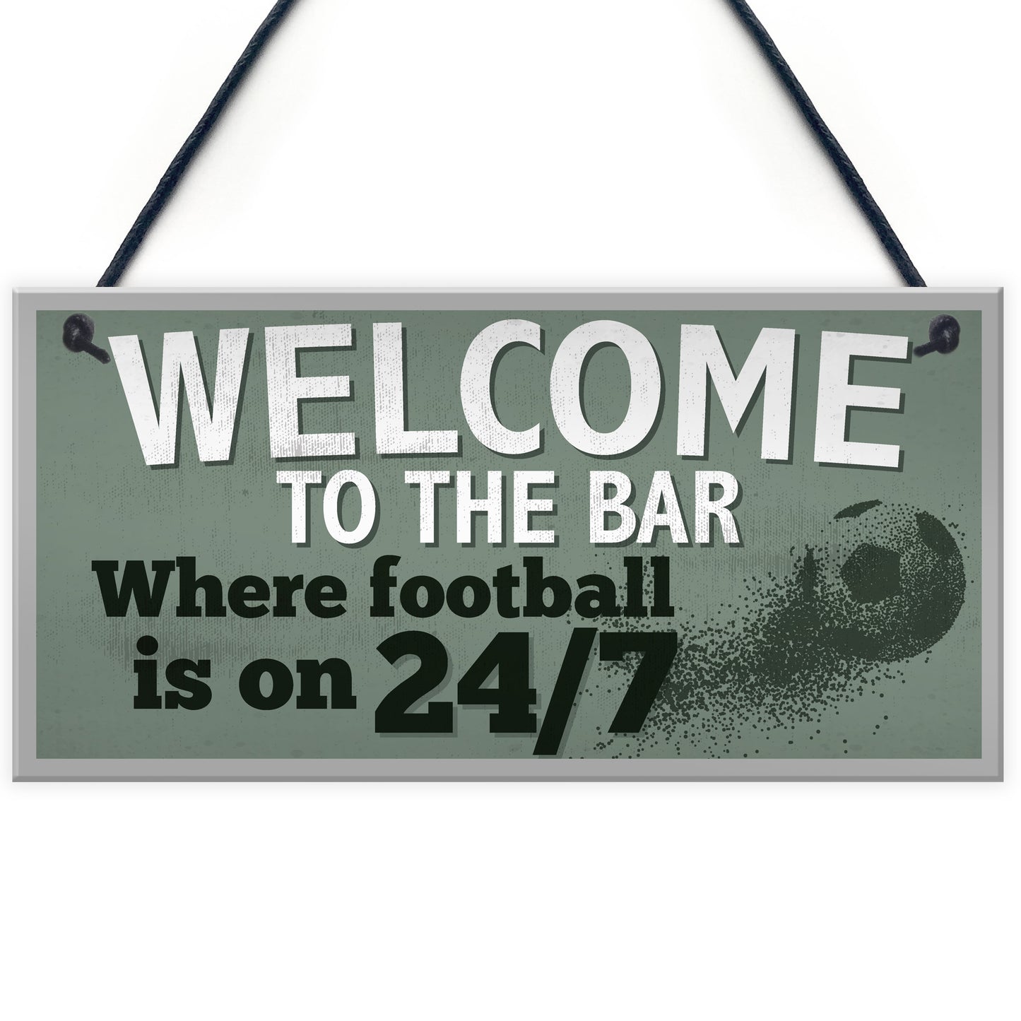 Welcome To The Bar Pub Man Cave Sign Gifts For Men World Cup